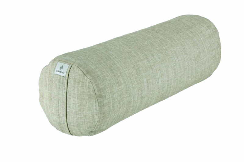 Buckwheat Hull Bolster Round (light green)